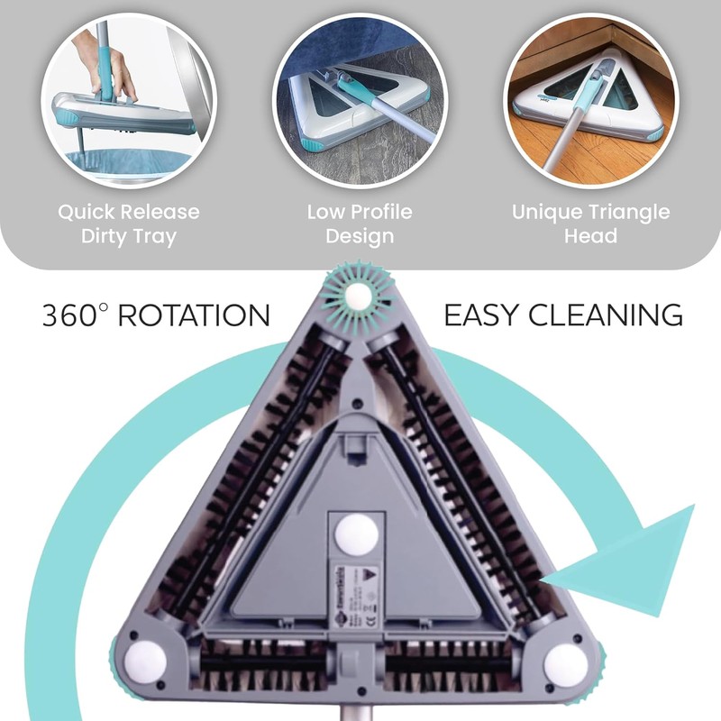 Zippi Sweeper Pro - 2025 New and Improved Lightweight Sweeper,