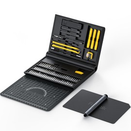 Fanttik E1 NEX Workstation 3.7V Electric Screwdriver Kit, Precision Screwdriver Set, 64 Magnetic Bits, 12 Types Fix Tools, 0.05/0.2 N.m, Repair Tool for Phone Laptop Watch Electronics