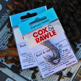 Cox & Rawle Surf & Uptide Sea Fishing Hooks Size 4/0 - QTY 6