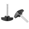 TOP-VIGOR M6 x 35mm Handle Knobs Clamping T-Shape, 4Pcs Handle