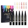 Rotuladores de gel para uñas 6 Piezas Rotuladores de Pintura