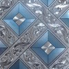 QIHANG Silver Foil Mosaic Square Lattice Background Flicker Wallpaper Gold