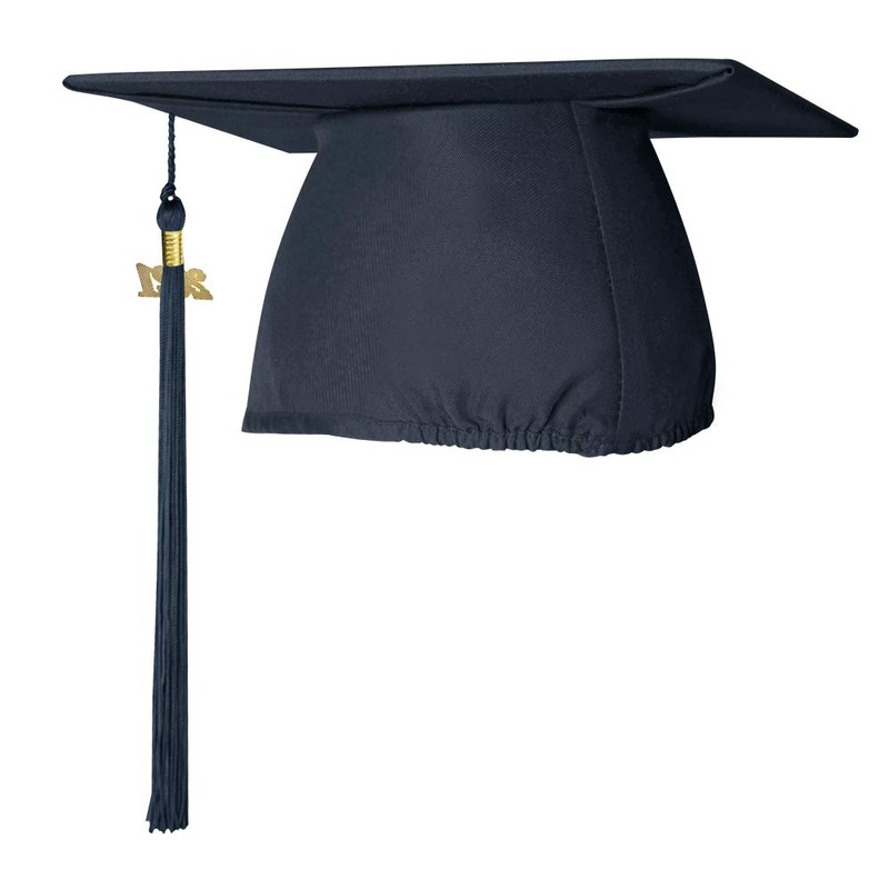 Endea Graduation Matte Cap & Tassel (Navy Blue, 2021)