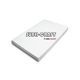Subli-Craft Cardboard Sublimation Sheets A4 Pack 20 Units by Subli-Cloth (21cm x 29cm)
