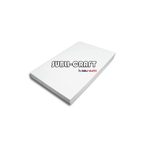 Subli-Craft Cardboard Sublimation Sheets A4 Pack 20 Units by Subli-Cloth