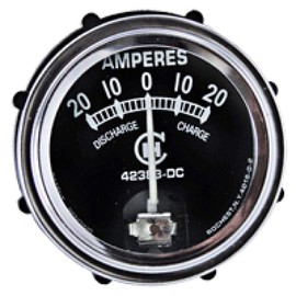 RAParts 42383DB Restoration Quality Ammeter 20-0-20 Fits International A I4 I6 B ID6 H I9 M O4 O6 T6 TD6 W4 W6 W9 WD6 WD9 TD18 TD18A