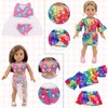 18 Pcs American 18 inch Doll Clothes,10 Sets Girl Doll