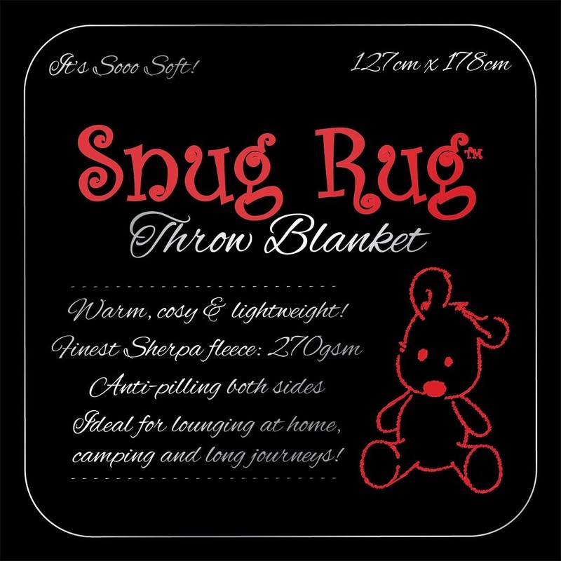Snug Rug Blanket Fleece Blanket - Original Luxury Sherpa Throwing