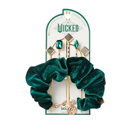 Wicked Emerald City Scrunchie Bobby Pin set - hair clips - hair accessories - hair accessories for girls - gifts for her - Scunci by Conair - 6PK