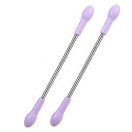 Spring Facial Epilator 2pcs Hair Removal Roller Hair Threading Tool Root Extraction Device Portable Easy to Use Random Color