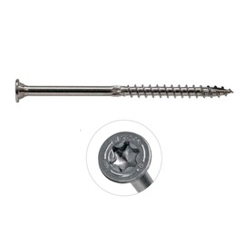 Simpson Strong-Tie SDWS27300SS-R30 Strong-Drive SDWS Timber Screw — 0.275 in. x 3 in. T50, Type 316 (30-Qty)