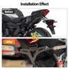 XIDAODIT Motorcycle Tidy Tail Fender Eliminator License Plate Bracket Holder
