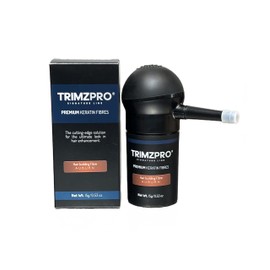 Trimzpro Signature Keratin Hair Fibres 14g - 10 Shades | Instant Thickening & Concealing Powder | Lock-In Tech for Natural Look & Durability | Hair Volumizer for Men & Women, AUBURN