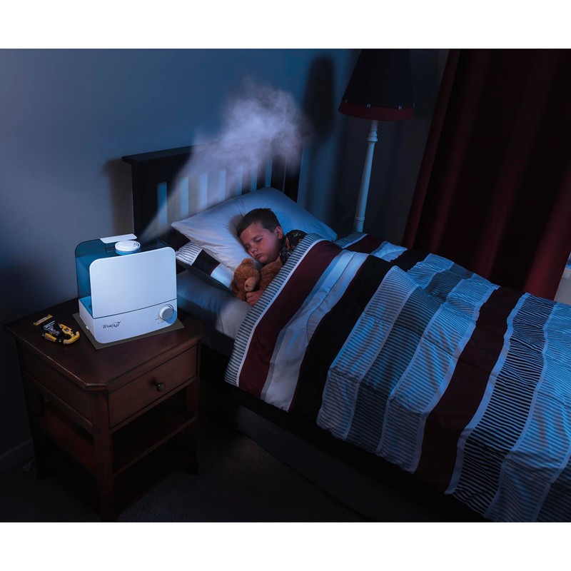 Hamilton Beach TrueAir Cool Mist Humidifiers for Bedroom Large Room,