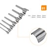7pcs Set DIY Leather Carft for Belt Strap Half Round