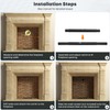 Stanbroil Adjustable Rod and Valance Kit for Fireplace Mesh Screen