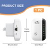 WiFi Booster,Wifi Extender Booster with 300Mbps 2.4GHz Fast Internet Relay
