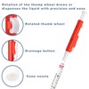 ONiLAB Pipette Pumps,Scientific Pipette Pump 25ml, Red, for Disposable Plastic