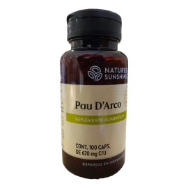 Natures Sunshine Pau D´arco 100caps Sabor Neutro