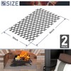 Flamorrow Ember Retainer for Fireplace Grates 16 x 10 inch,