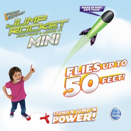 Geospace Jump Rocket Set with Launcher and Foam Rockets (Mini Jump Rocket Set)
