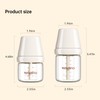 Natural Nursing Glass Baby Bottle - with Anti-Colic Vent System