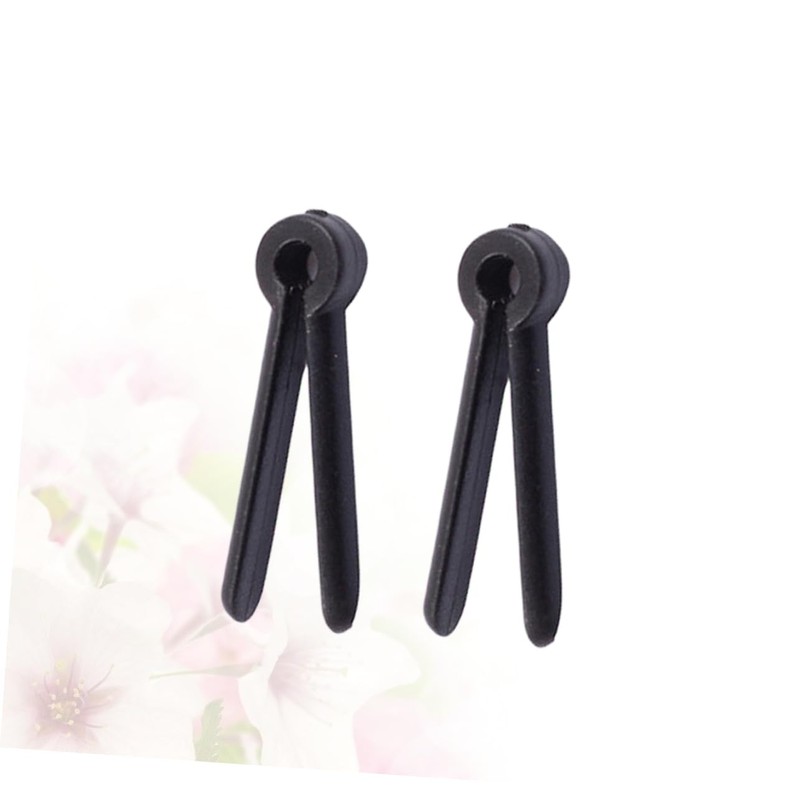 OHPHCALL 2pcs Black Peephole Holder Accessories Durable Bowstring Slide Stabilizer