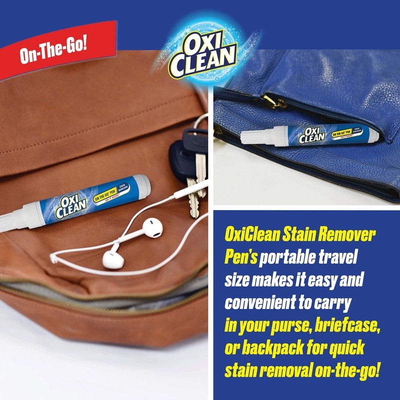 OxiClean On The Go Stain Remover Pen for Clothes, Portable