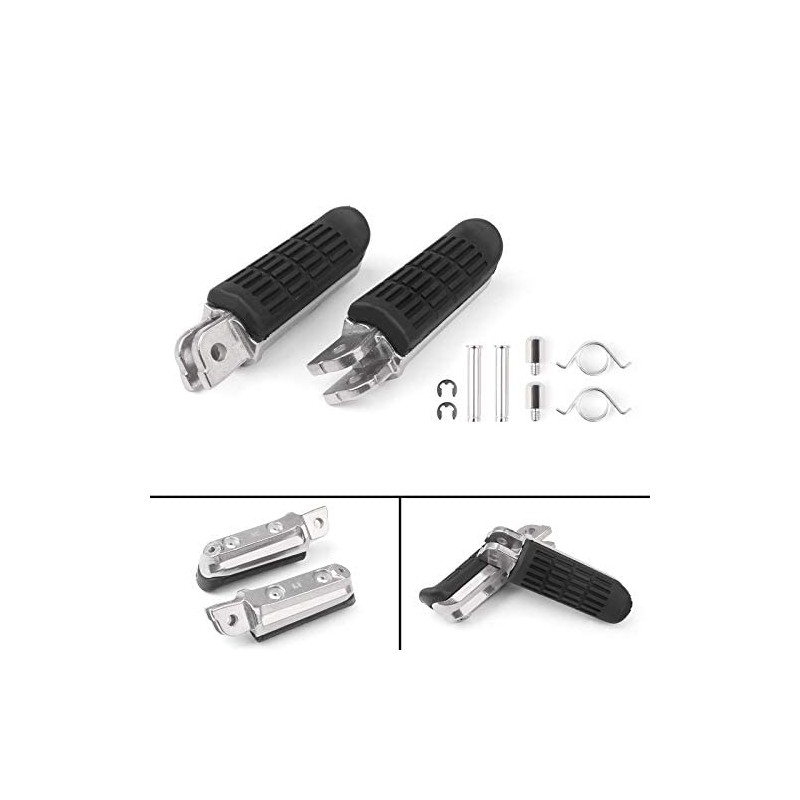 Areyourshop Footrest Foot Pegs Front for VT250 MC20 CB 400