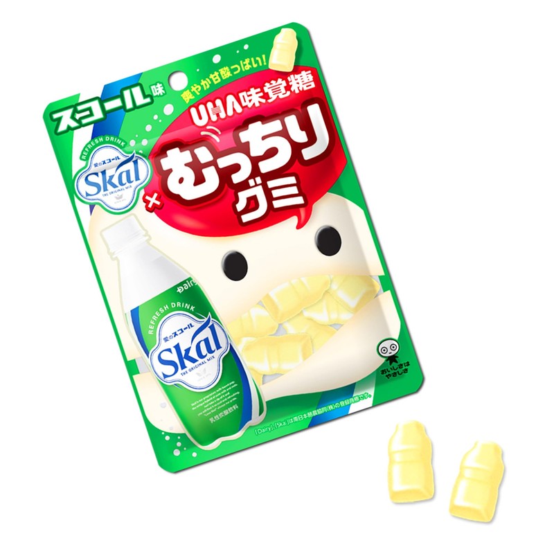 UHA Mikakuto Plump Gummy Squall, 2.2 oz (64 g) x