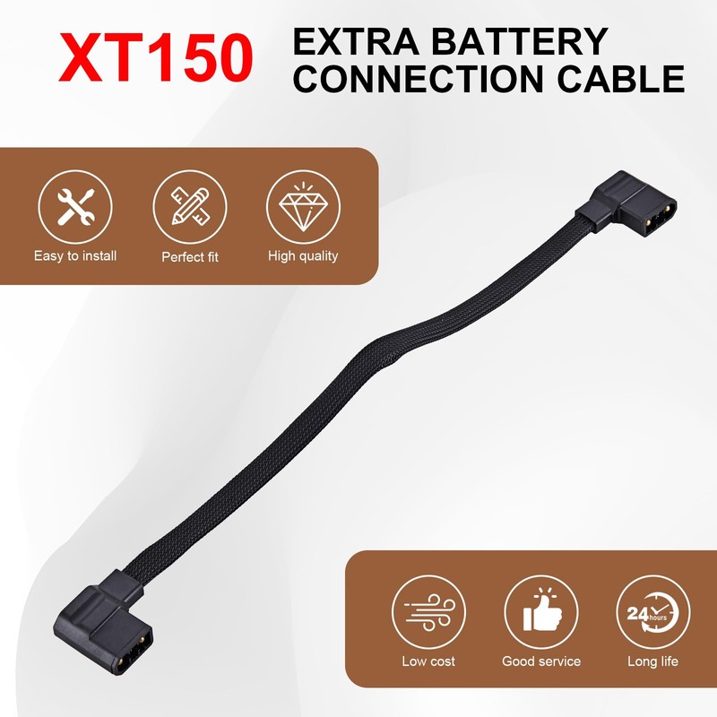 BZWBYFY XT150 Extra Battery Connection Cable Fit for EcoFlow Delta