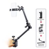Camera Mount Adjustable Arm 530mm Double Sections Extension Metal Articulating