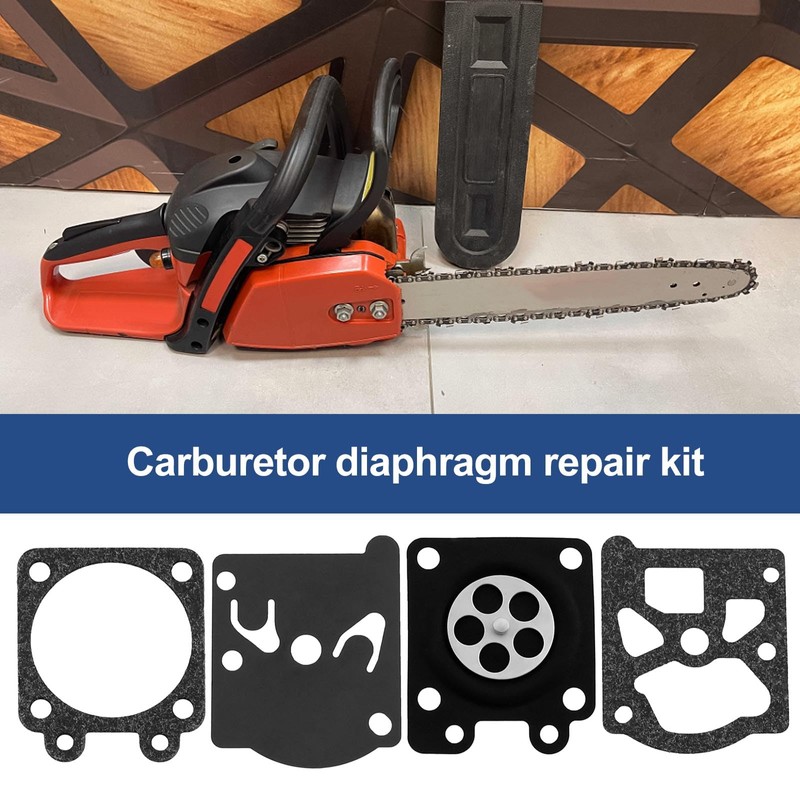 ECSiNG 2 Set Chainsaws Carburetor Diaphragm Repair Rebuild Kit Carburettor