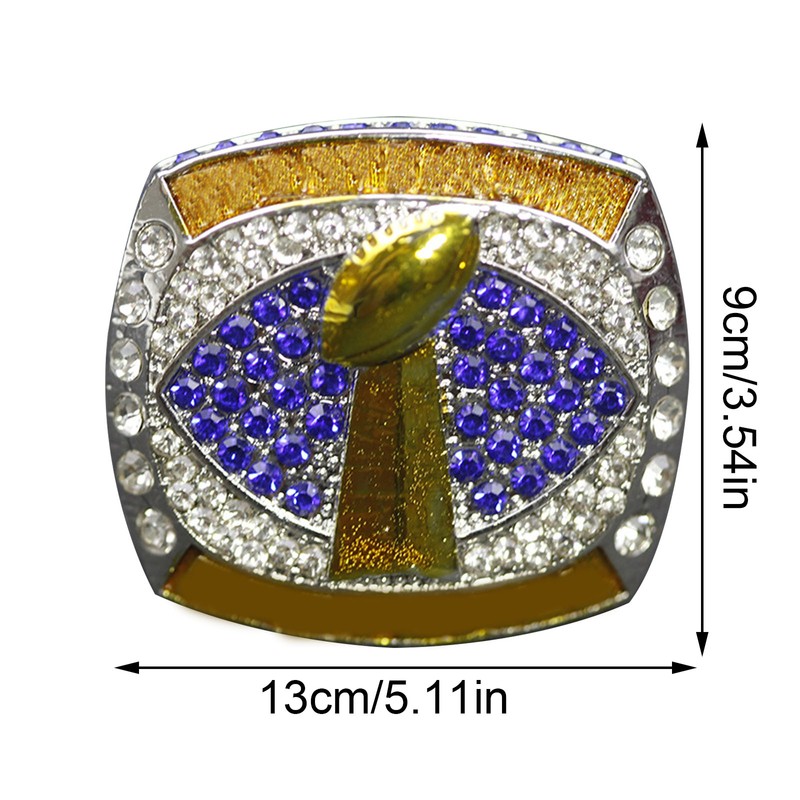 2022 Fantasy Football Championship Souvenir Ring Side MVP Design Ring