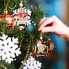 Genérico Adornos Navideños de Madera 27 Piezas, Colgantes con Camión