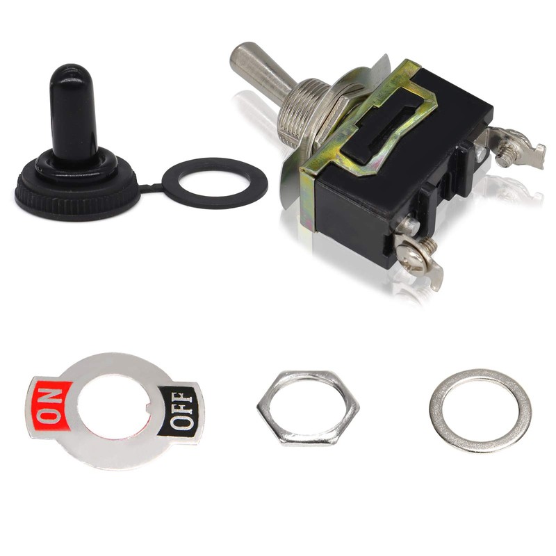 Toggle Switch/Rocker Switch,XUKEY Heavy Duty Rocker Toggle Switch 15A 250VAC