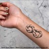 Azeeda 4 x 'Unendlichkeitsseil' Temporäre Tattoos - Wasserfest, Hautfreundlich &