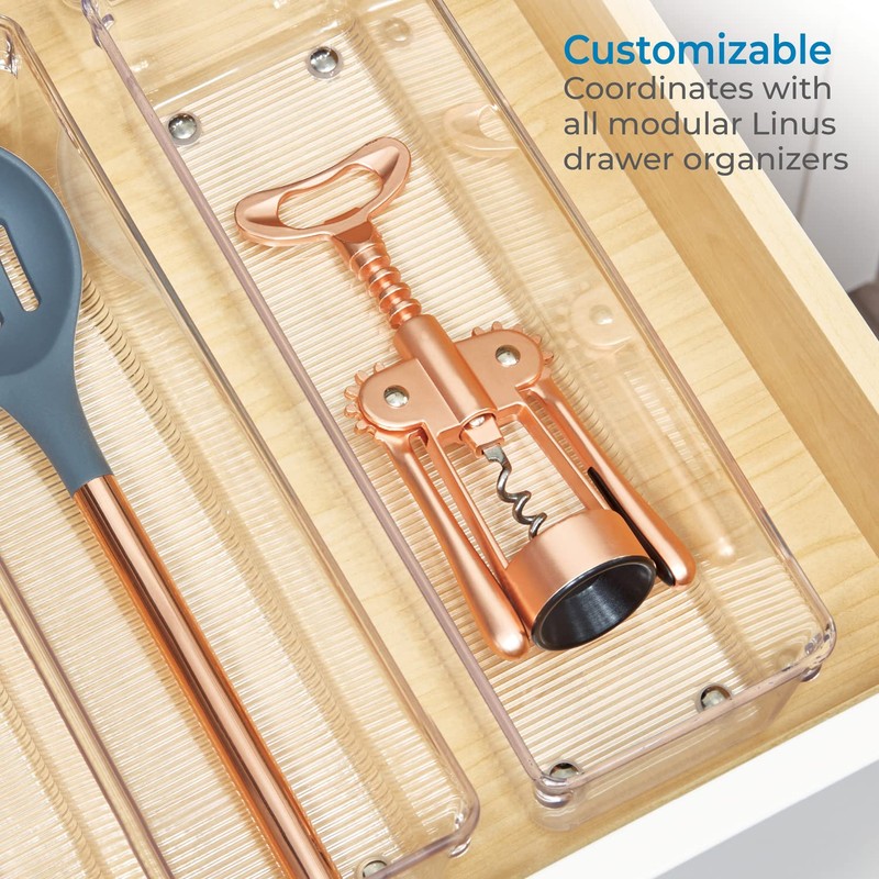 iDesign Utensil Holder and Silverware Organizer for Kitchen Utensils and
