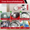 Spin Mop Replacement Handle， 360° Swivel Adjustable, 2 Reinforced Locking