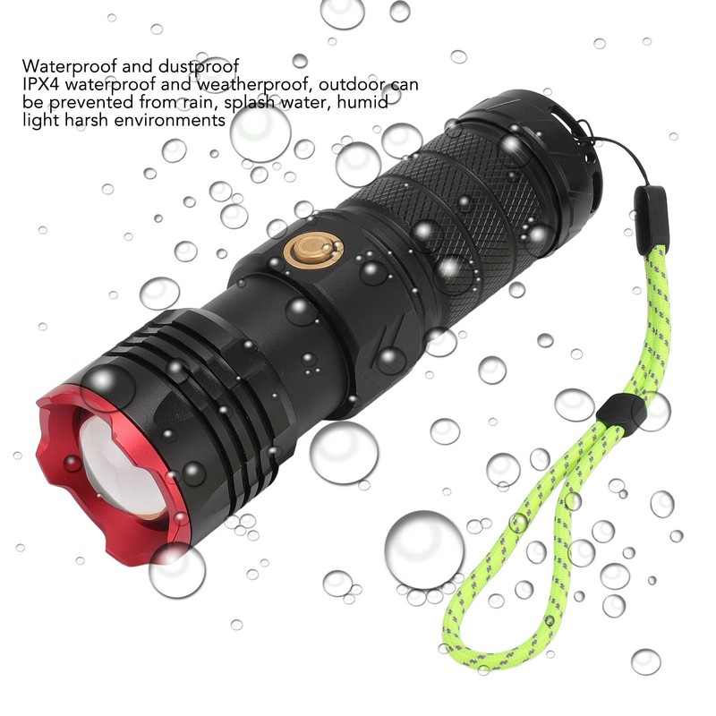Outdoor Flashlight Professional White Laser High Brightness Waterproof Long Range