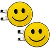 Adhere Golf Ball Markers Unique Soft Enamel Smile face Golf