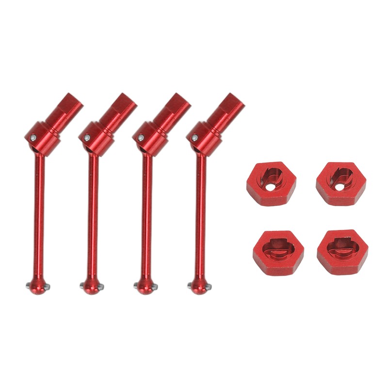 Front Rear Drive Shaft Aluminum Alloy Driveshaft CVD for Traxxas