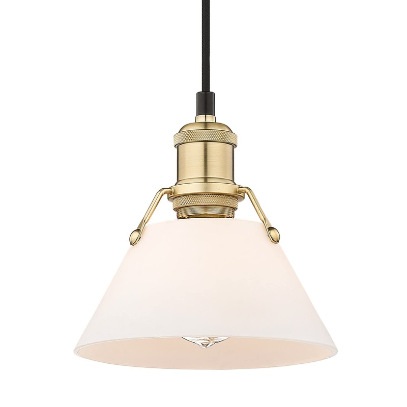Golden Lighting Orwell 1-Light Mini Pendant in Brushed Champagne Bronze