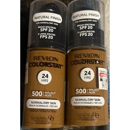 Revlon 2 Revlon ColorStay Liquid Natural Finish Foundation SPF20 #500 WALNUT Duo Pack’s