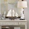 SAILINGSTORY Wooden Sailboat Model Ship Bluenose 1/110 Scale Replica Schooner