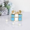 SUMNACON Mini Bow-knot Gift Box Style Jewelry Trinket Box, Decorative