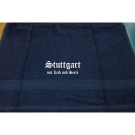 Stuttgart – with Body and Soul; Family Bath Towel, multicolour, 70x140 cm