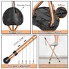 LINGTHIN Cane with Seat for Men 220 lbs Capacity, Height