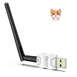 Class 1 Long Range Bluetooth Adapter for PC, QGOO USB Bluetooth Adapter for PC 5.3+EDR, Bluetooth Dongle Bluetooth Receiver Support Windows10/8.1/8/7（white-049）