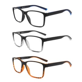 DONGDI reading glasses (3 MIX COLOUR, 2.25, Diopters)